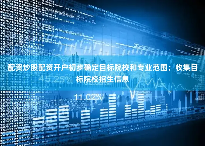 配资炒股配资开户初步确定目标院校和专业范围；收集目标院校招生信息